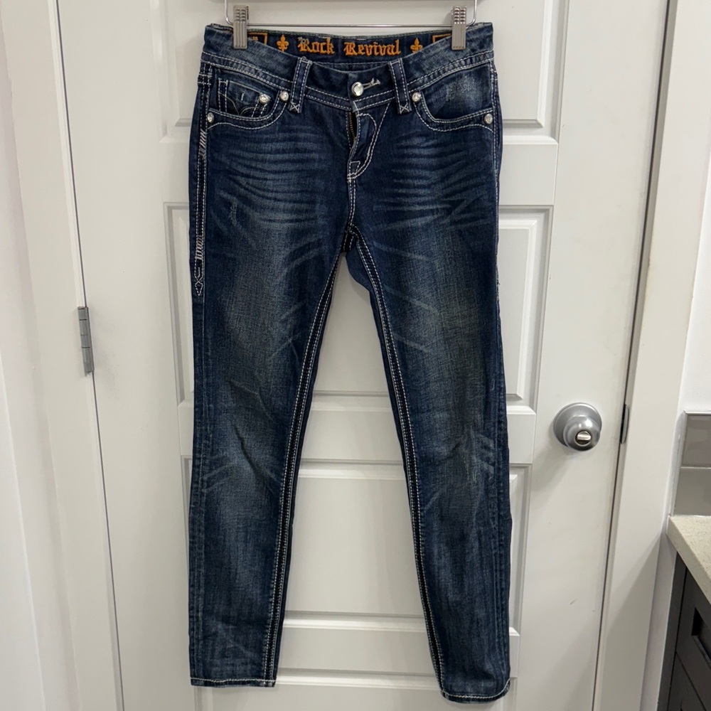 Rock Revival Size 26 Lucille low rise skinny